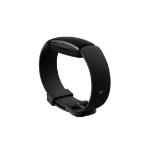 Fitbit FB177ABBKS Smart Wearable Accessories Band Black Aluminium, Silicone