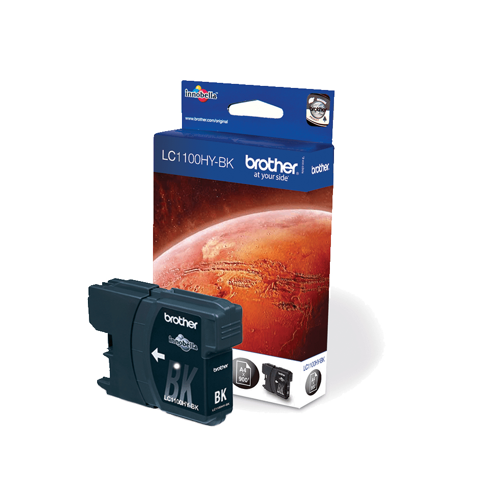 Image of Brother LC-1100HYBK Ink cartridge black high-capacity, 900 pages...