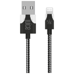 Juice JUI-ANI-CABLE-LIGHT-2M-BRD-GPAN lightning cable Black, White