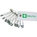 Safety First Aid Gro Safety Pins (Pack of 12)