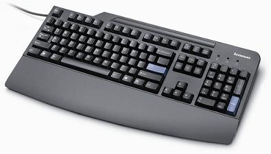 Image of Lenovo 41A5327 keyboard USB QWERTY UK English Black