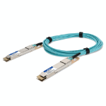 AddOn Networks QSFPDD4-400G-AOC5M-AO InfiniBand/fibre optic cable 196.9" (5 m) QSFP-DD AOC Aqua color