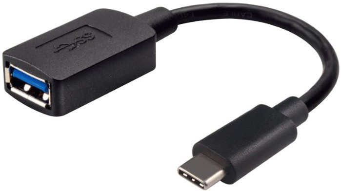 Microconnect USB3.1CAF02BH USB cable 0.2 m USB 3.2 Gen 1 (3.1 Gen 1) USB C USB A Black