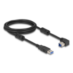 DeLOCK USB 5 Gbps Cable Type-A male to Type-B male 90° downwards angled 2 m