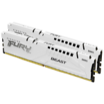 Kingston Technology FURY Beast 64GB 6000MT/s DDR5 CL40 DIMM (Kit of 2) White XMP