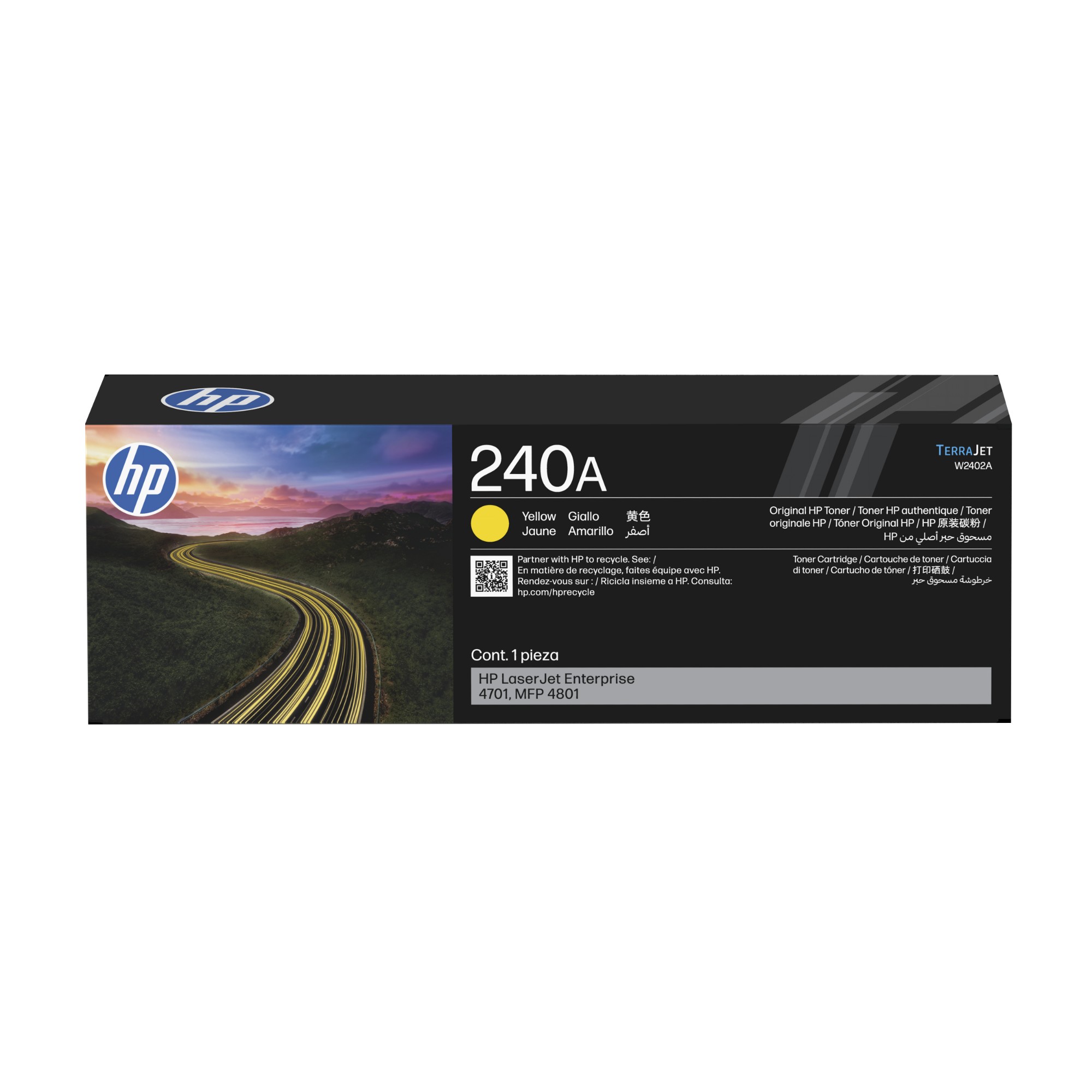 HP W2402A/240A Toner cartridge yellow. 2K pages ISO for HP LJ 4701
