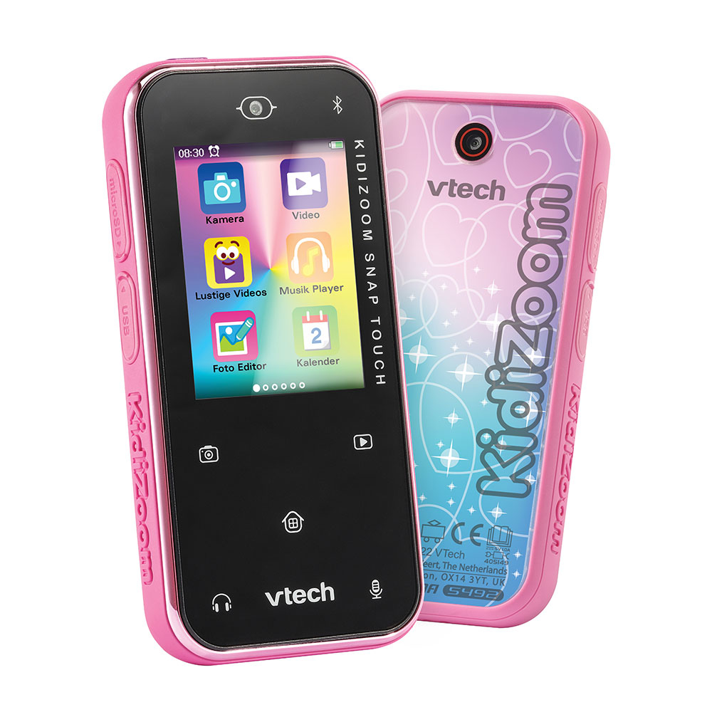 Image of VTech KidiZoom Snap Touch pink - Children's smartphone - 6 yr(s) -...
