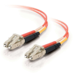 C2G 1m LC/LC LSZH Duplex 50/125 Multimode Fibre Patch Cable fiber optic cable Orange