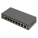 Digitus 8-port Gigabit switch, desktop, unmanaged, metal housing