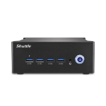 Shuttle Nano PC NT10H5, Intel Core Ultra 5 125H, Intel Arc graphics, 2xHDMI, 2xUSB 4.0 (DP), 2x2.5Gbit LAN, incl. VESA, 24/7 permanent gebruik