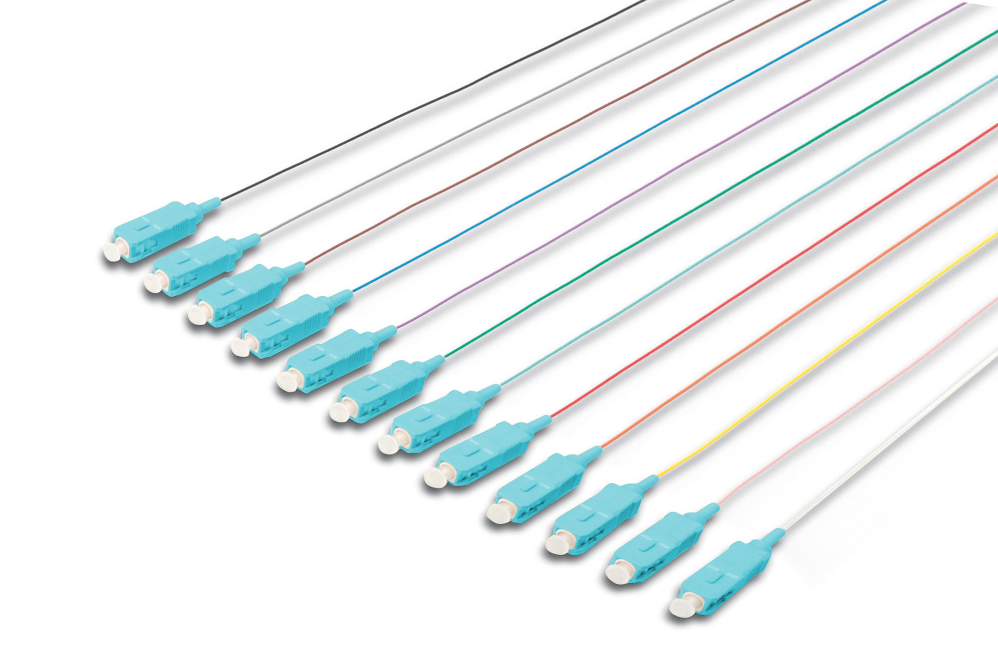 Digitus colored pigtails, SC OM3 50/125 μ, Simplex