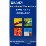 Brady PWM-PK-15 cable marker Black, White Vinyl