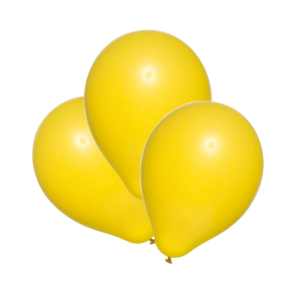 Image of Susy Card 40011288 - Toy balloon - Yellow - Oval - 25 pc(s)