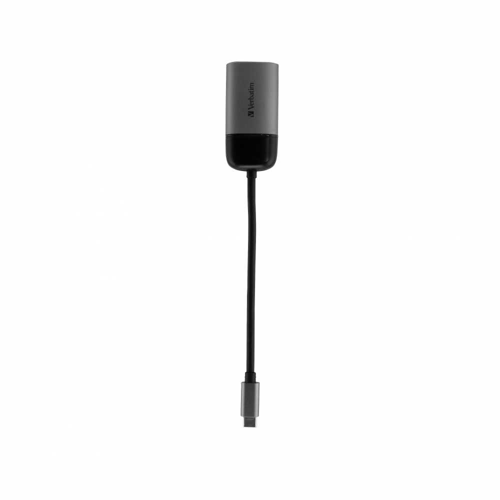 Photos - Cable (video, audio, USB) Verbatim 49145 video cable adapter 0.01 m USB Type-C VGA  Black (D-Sub)