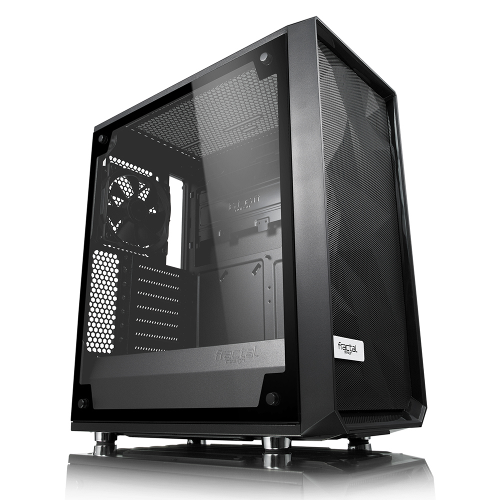 Image of Fractal Design Meshify C – TG Midi Tower Black, Transparent