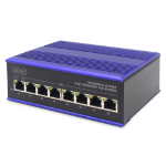 Digitus DN-650108 netwerk-switch Unmanaged L2 Fast Ethernet (10/100) Zwart, Blauw
