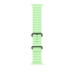 Apple Black Titanium Finish Band Green Fluoroelastomer, Titanium