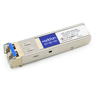 Image of AddOn Networks SFP-1.25G-LX10-AO network transceiver module Fiber...