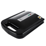 Adler AD 3055 sandwich maker 2000 W Black, Silver