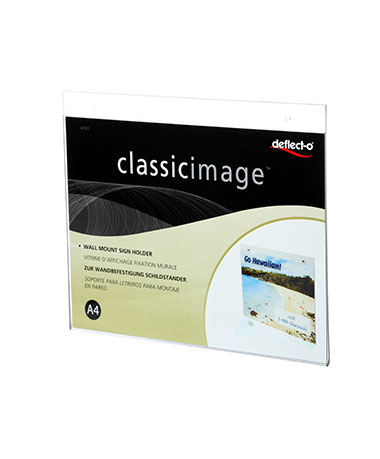 Image of Deflecto 46901 sign holder/information stand A4 Polystyrene (PS)...
