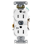 Leviton TWR15-W socket-outlet NEMA 5-15R White