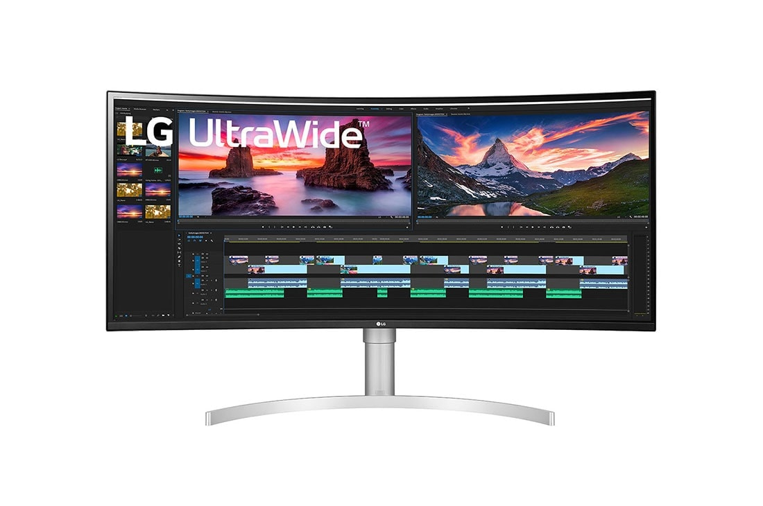 Image of LG 38WN95CP-W computer monitor 96.5 cm (38") 3840 x 1600 pixels...