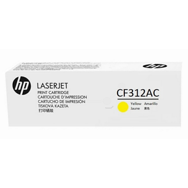 HP CF312AC/826A Toner yellow Contract. 31.5K pages/5% for HP Color Las