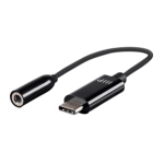 Monoprice 33044 cable gender changer USB-C 3.5mm Black