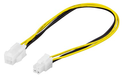 SSI-43 DELTACO SSI-43 - 0.3 m - 4-pin ATX12V (P4) - 4-pin ATX12V (P4) - Black - White - Yellow