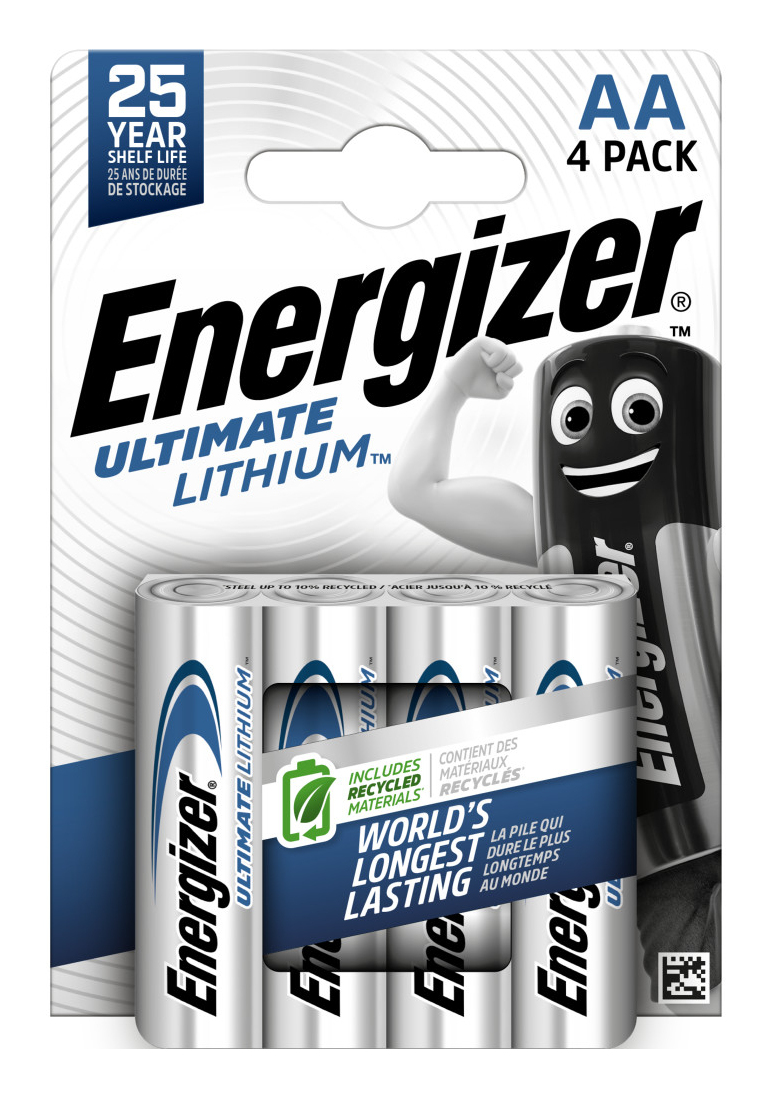 Energizer Green Ultimate Lithium Single-Use Battery Aa