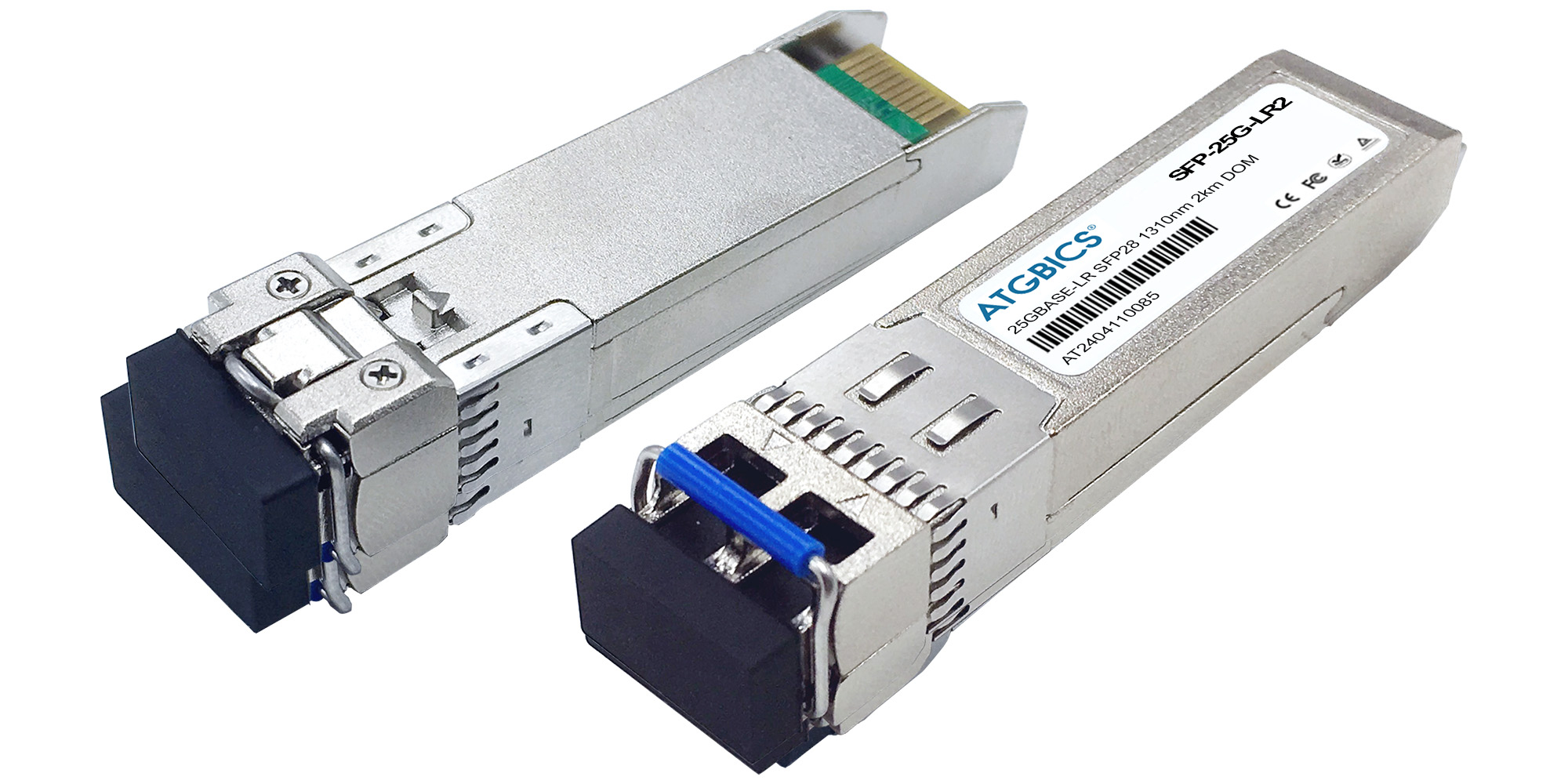 ATGBICS SFP-25G-LR2-MSA Universally Coded MSA compliant Transceiver SFP28 25GBase-LR2 (1310nm SMF 2km LC DOM)