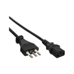 InLine B-16652I power cable Black 1.8 m Power plug type L C13 coupler