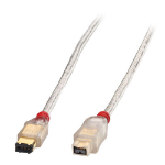 Lindy 25m FireWire 800 Transparent