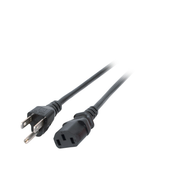 Image of EFB Elektronik USA/NEMA 5-15P - C13 1.8m Black C13 coupler