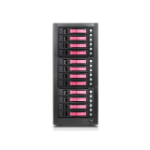 iStarUSA JAGE9BT12HDRD disk array Desktop Black, Red