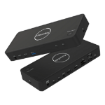 VisionTek 901532 laptop dock/port replicator Wired USB 3.2 Gen 1 (3.1 Gen 1) Type-C Black