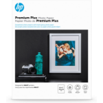 HP Premium Plus Photo Paper, Glossy, 80 lb, 8.5 x 11 in. (216 x 279 mm), 25 sheets