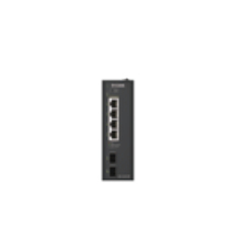 D-Link 6-Port Gigabit Industrial PoE+ Smart Managed Switch with 2 x SF
