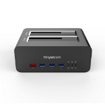Simplecom SD352 storage drive docking station USB 3.2 Gen 1 (3.1 Gen 1) Type-A Black