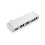 Centon OB-AIAN notebook dock/port replicator USB Type-C Silver