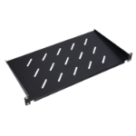 Extralink SHELF 1U FOR WALL CABINETS 19"" 250MMX1U BLACK Rack shelf