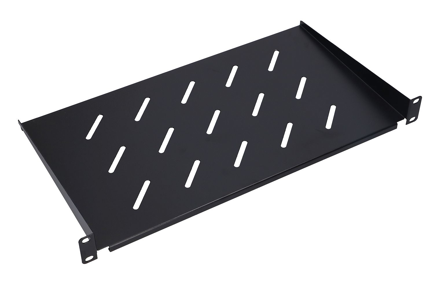 Extralink SHELF 1U FOR WALL CABINETS 19"" 250MMX1U BLACK Rack shelf