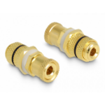 DeLOCK Audio Adapter binding post to binding post for installation, black ring