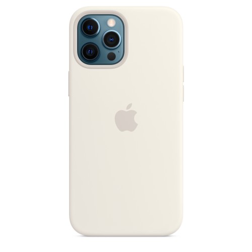 Apple iPhone 12 Pro Max Silicone Case with MagSafe - White