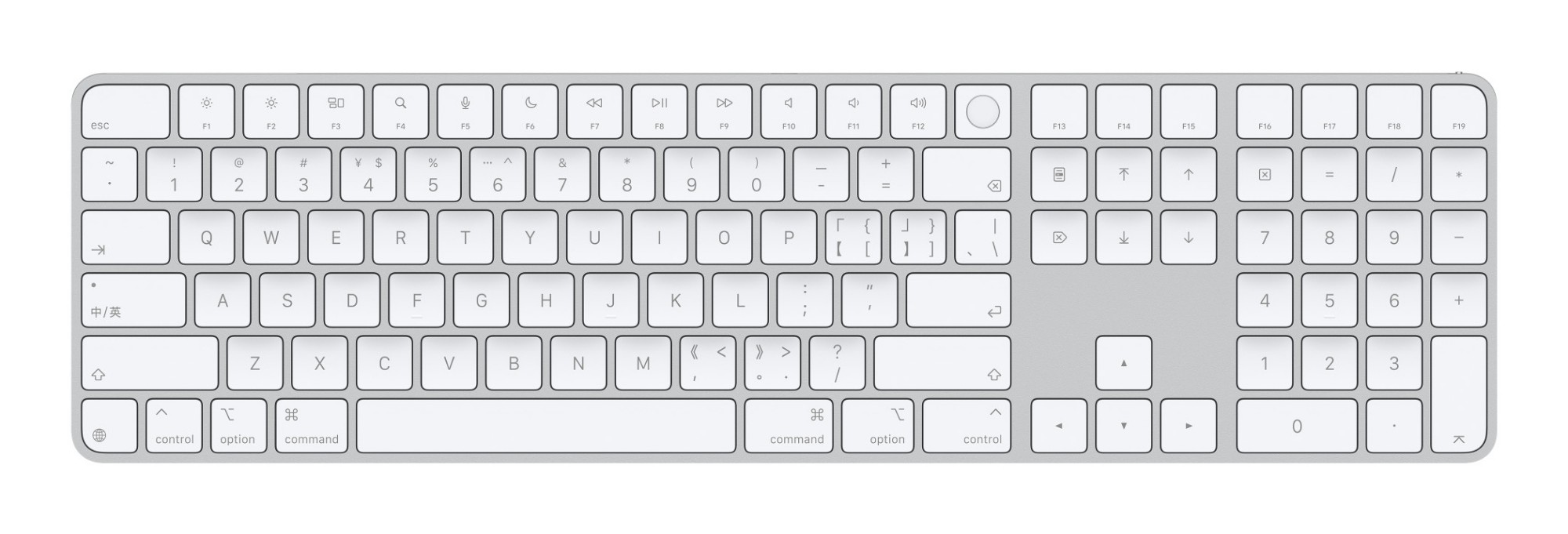 Apple Magic keyboard Universal USB + Bluetooth QWERTY Chinese Pinyin W