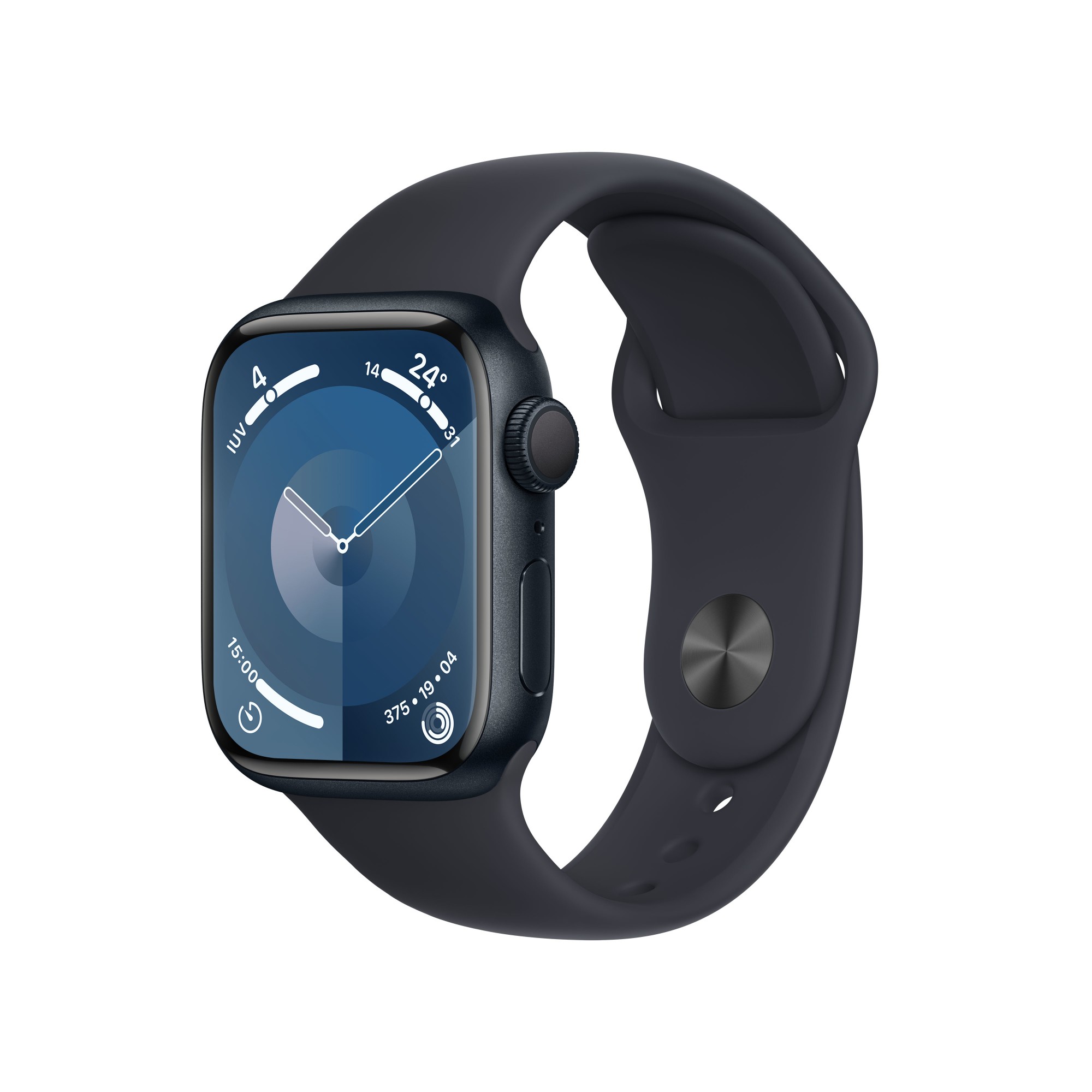 Apple Watch Series 9 GPS 41mm Midnight Aluminium Case w/ Midnight Spor
