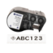 Brady M4C-1000-422 DirectLabel Etikettes Polyester black on white 25,4mm x 7,62m for Brady 25.4mm/38.1mm