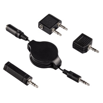 Hama 00122369 cable gender changer 3.5 mm 6.3 mm Black