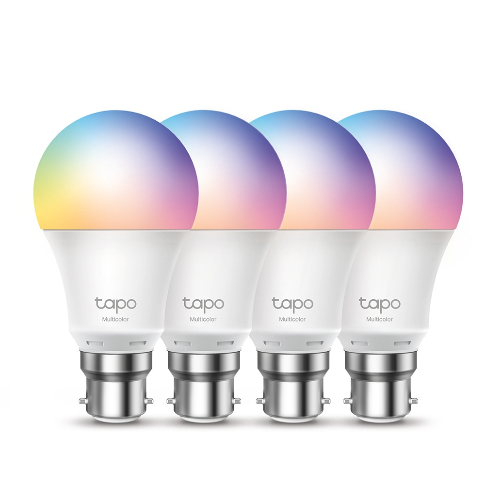TP-Link Tapo Smart Wi-Fi Light Bulb, Multicolor