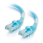C2G 4ft Cat6a networking cable Aqua color 47.2" (1.2 m) U/UTP (UTP)